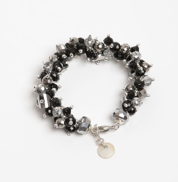 Bracelet CHIMERE black silver