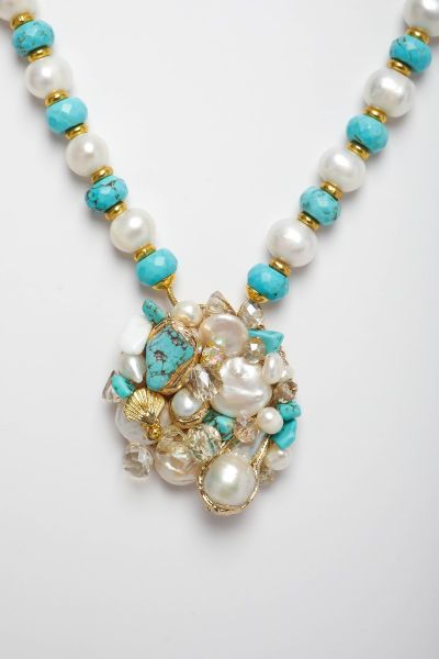 COLLIER KENZA TURQUOISE